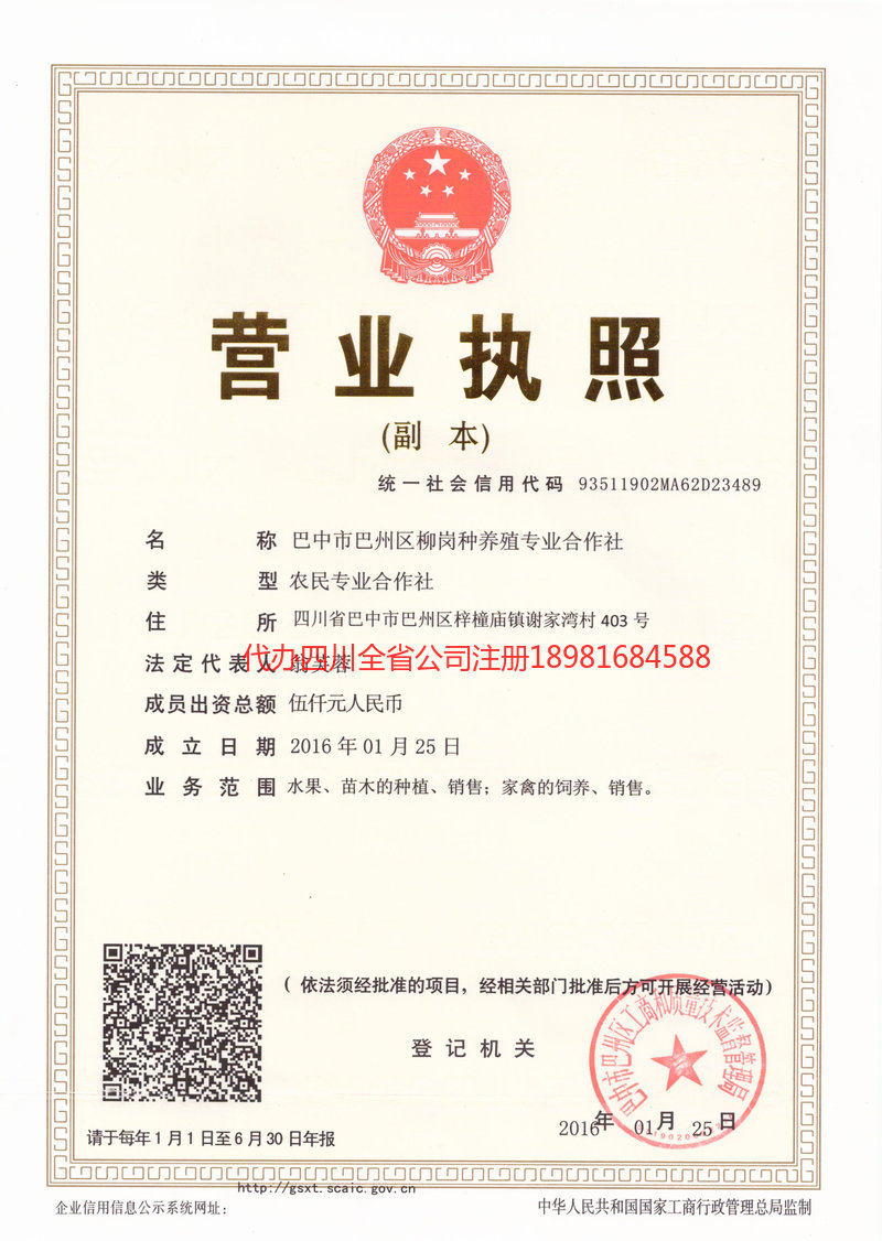 攀枝花攀枝花柳岗种养殖专业合作社